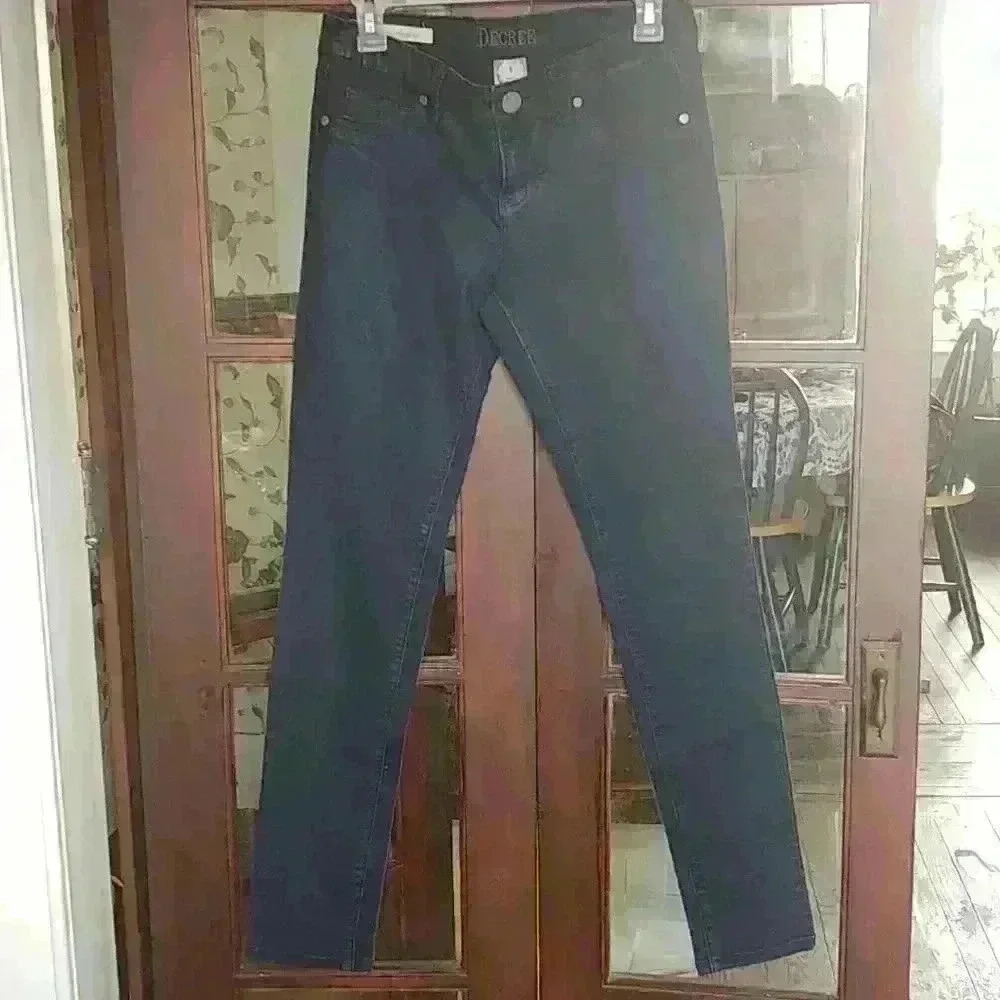 Decree Jeggings Metallic Blue